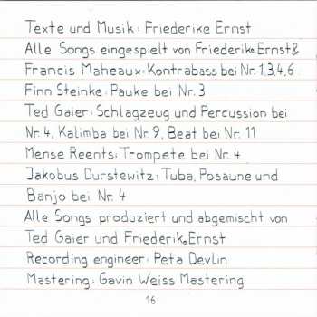 CD Fritzi Ernst: Keine Termine