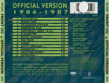 CD Front 242: Official Version