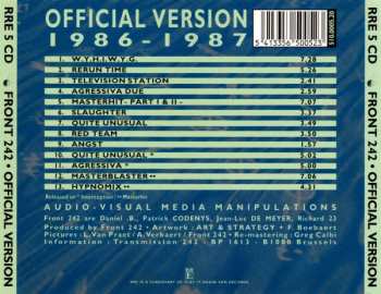 CD Front 242: Official Version
