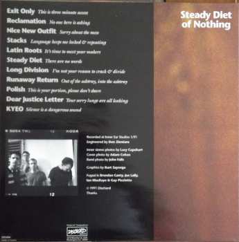 LP Fugazi: Steady Diet Of Nothing