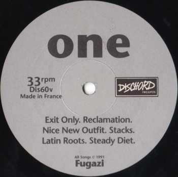 LP Fugazi: Steady Diet Of Nothing