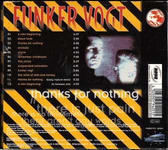 CD Funker Vogt: Thanks For Nothing DIGI