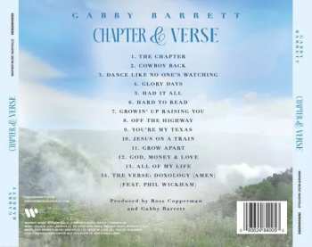 CD Gabby Barrett: Chapter & Verse