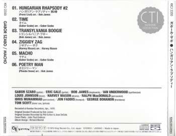 CD Gabor Szabo: Macho