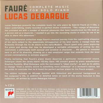 4CD/Box Set Gabriel Fauré: Complete Music For Solo Piano