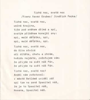 SP Gabriela Beňačková: Tichá Noc, Svatá Noc / Chtíc, Aby Spal
