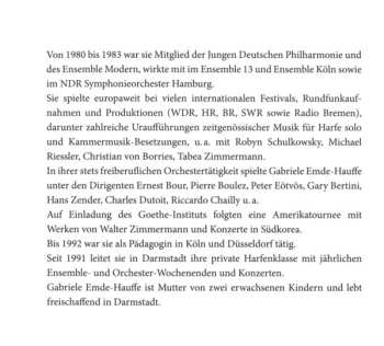 CD Gabriele Emde: Die Natur Der Klänge - Neue Musik Für Harfe