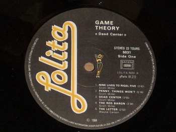 LP Game Theory: Dead Center