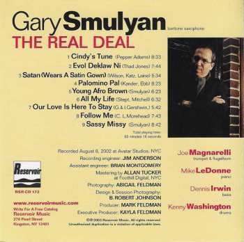CD Gary Smulyan: The Real Deal