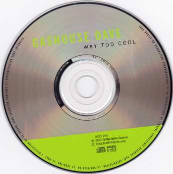 CD Gashouse Dave & The Hardtails: Way Too Cool