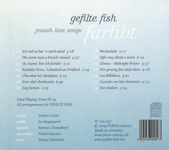 CD Gefilte Fish: Farlibt - Jewish Love Songs