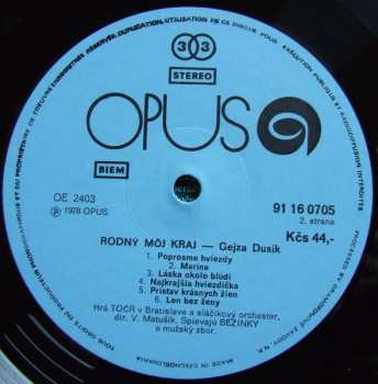 LP Gejza Dusík: Rodný Môj Kraj
