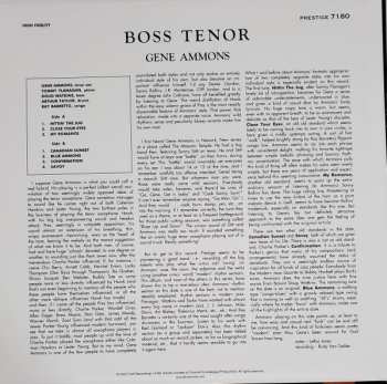 LP Gene Ammons: Boss Tenor