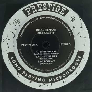 LP Gene Ammons: Boss Tenor