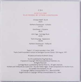 3CD/Box Set Gentle Fire: Explorations (1970 - 1973) NUM