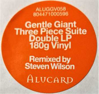 2LP Gentle Giant: Three Piece Suite