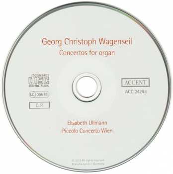 CD Georg Christoph Wagenseil: Concertos For Organ
