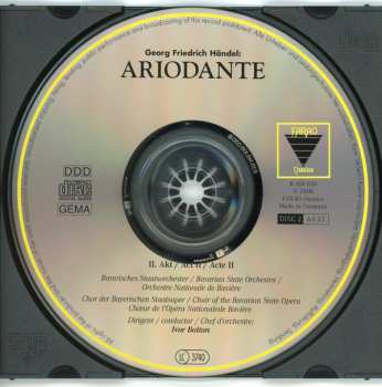 3CD/Box Set Georg Friedrich Händel: Ariodante