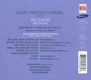 3CD/Box Set Georg Friedrich Händel: Belsazar = Belshazzar