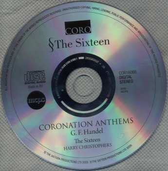 CD Georg Friedrich Händel: Coronation Anthems