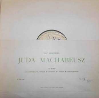 Album Georg Friedrich Händel: Juda Machabeusz = Judas Maccabeus
