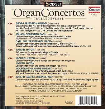5CD/Box Set Johann Sebastian Bach: Organ Concertos