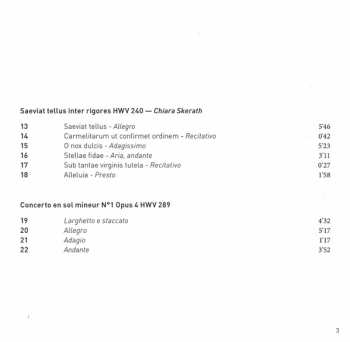 CD Georg Friedrich Händel: Organ Concertos, Salve Regina, Saeviat Telllus