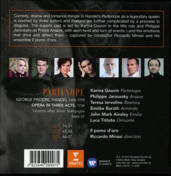 3CD/Box Set Georg Friedrich Händel: Partenope