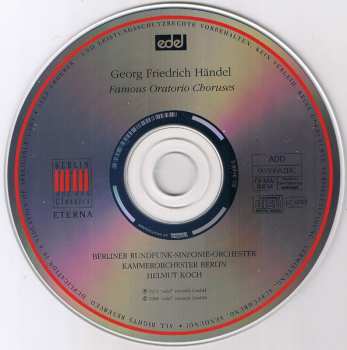 CD Georg Friedrich Händel: Berühmte Oratorienchöre - Famous Oratorio Choruses