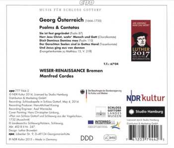 CD Manfred Cordes: Psalms + Cantatas