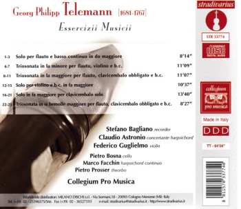 CD Georg Philipp Telemann: Essercizii Musicii