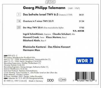 CD Georg Philipp Telemann: Das Befreite Israel