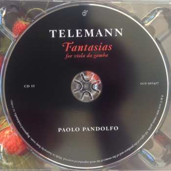 2CD Georg Philipp Telemann: Fantasias For Viola Da Gamba (Hamburg, 1735)