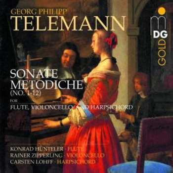 2CD Georg Philipp Telemann: Sonate Metodiche (No. 1-12) For Flute, Violoncello And Harpsichord