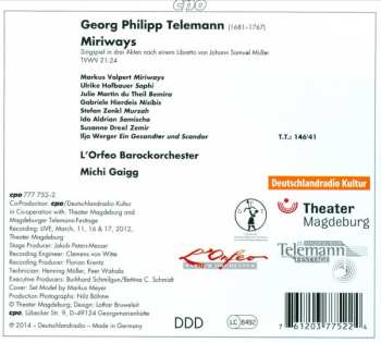 2CD Georg Philipp Telemann: Miriways