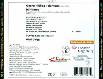 2CD Georg Philipp Telemann: Miriways