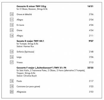 CD Georg Philipp Telemann: The Grand Concertos For Mixed Instruments Vol. 5
