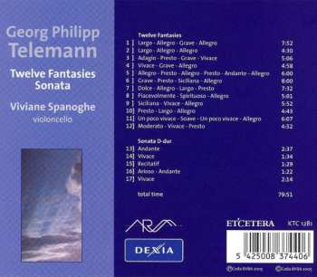 CD Georg Philipp Telemann: Twelve Fantasies / Sonata D-Dur