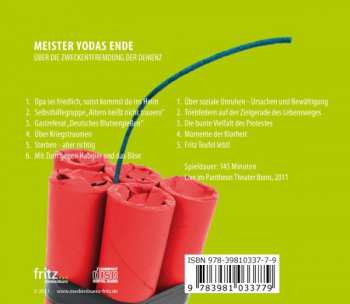 2CD Georg Schramm: Meister Yodas Ende - Über Die Zweckentfremdung Der Demenz