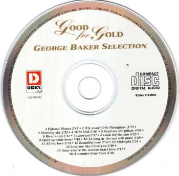 CD George Baker Selection: Good For Gold