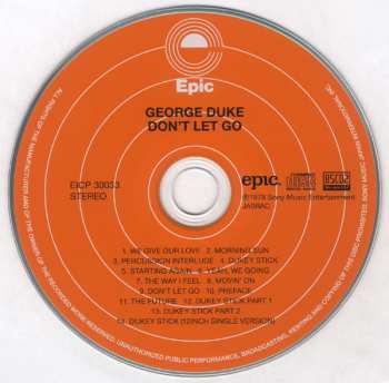 CD George Duke: Don't Let Go LTD