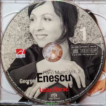 2SACD George Enescu: The Two Piano Sonatas, Nocturne, Prelude And Fugue, Pièce Sur Le Nom De Fauré, Scherzo