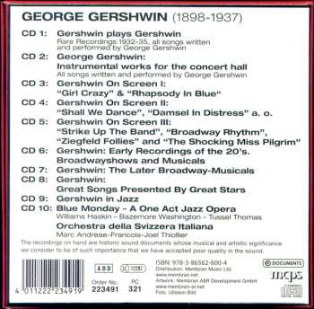 10CD/Box Set George Gershwin: 1898-1937