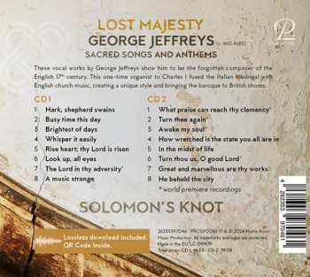 2CD Solomon's Knot: Lost Majesty - Sacred Songs And Anthems