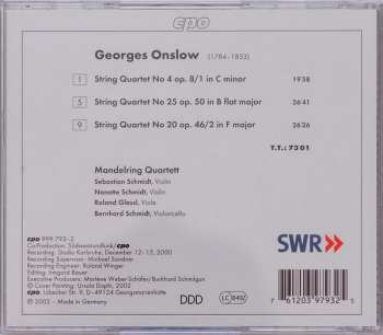 CD George Onslow: String Quartets Vol.3