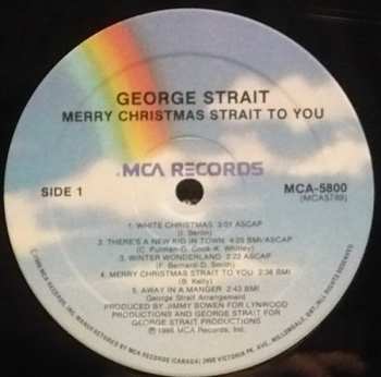 LP George Strait: Merry Christmas Strait To You