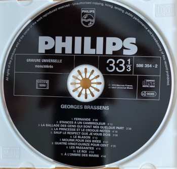 CD Georges Brassens: 11 - Fernande