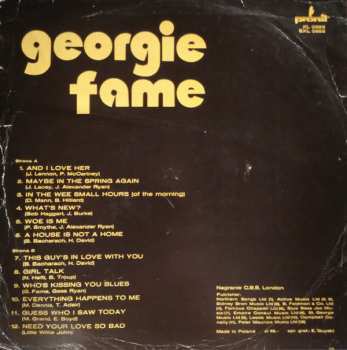 LP Georgie Fame: Georgie Fame