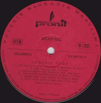 LP Georgie Fame: Georgie Fame