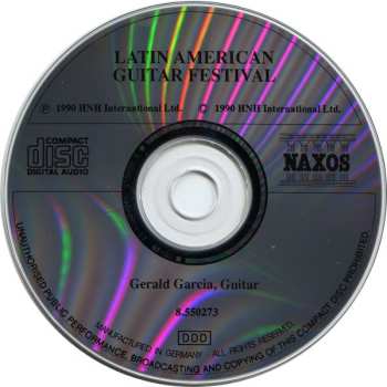CD Gerald Garcia: Latin American Guitar Festival